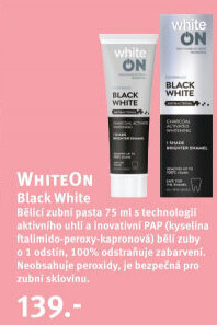 Pasta na zuby Black White WhiteOn
