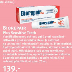 Pasta na zuby Sensitive Teeth Biorepair Plus