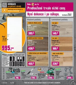 akční leták Hornbach 2.3.2022-29.3.2022