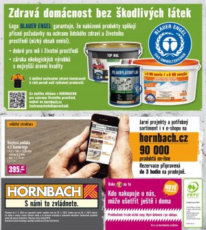 akční leták Hornbach 2.3.2022-29.3.2022