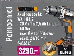 Aku vrtací šroubovák Worx WX183