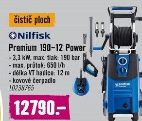 Čistič vysokotlaký Core 190 Power Nilfisk