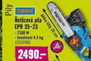 Elektrická řetězová pila Narex EPR 35-23