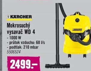 Mokrosuchý vysavač Kärcher WD 4