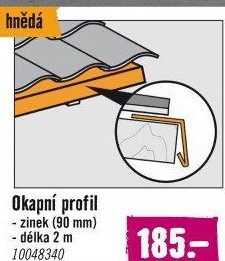 Okapní profil Precit