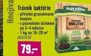 Organické hnojivo Trávník bakterie AgroBio