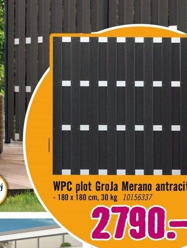 Plotový panel WPC GroJa