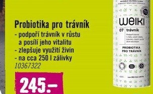 Roztok probiotický pro trávník Weiki
