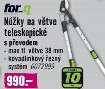 Teleskopické nůžky na větve for_q