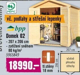 Zahradní domek BPP