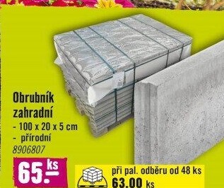 Zahradní obrubník