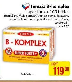 Doplněk stravy B-komplex super forte + Terezia