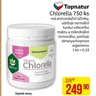 Doplněk stravy Chlorella Topnatur