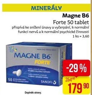 Doplněk stravy tablety Magne B6 Forte