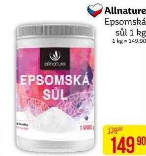 Epsomská sůl Allnature