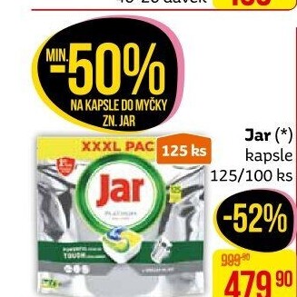Kapsle do myčky Jar