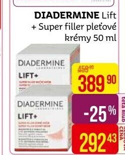 Krém pleťový Lift+ Super filler Diadermine