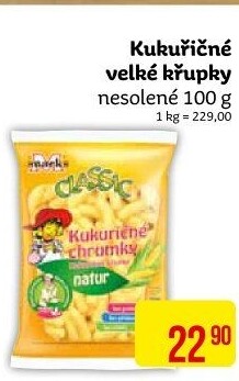 Kukuřičné křupky M Snacks