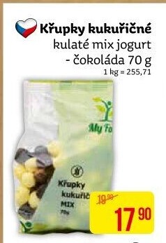 Kukuřičné křupky My Foods