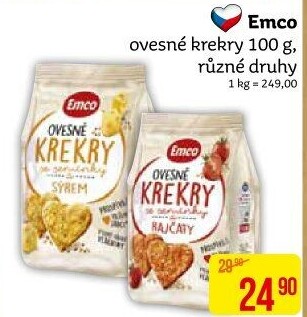 Ovesné krekry Emco
