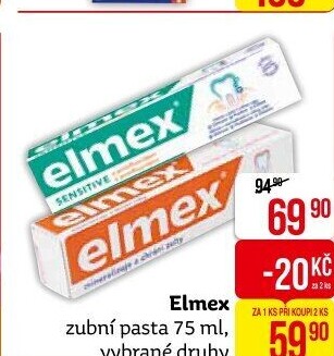Pasty na zuby Elmex