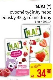 Tyčinky ovocné Fruit Sticks N.A!