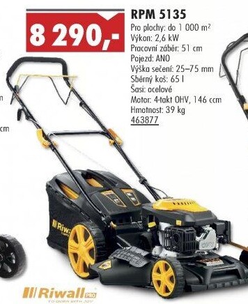 Benzínová sekačka Riwall RPM 5135