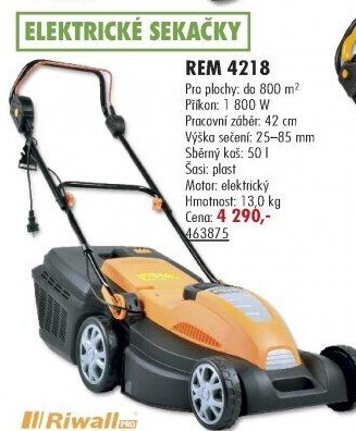 Elektrická sekačka Riwall REM 4218