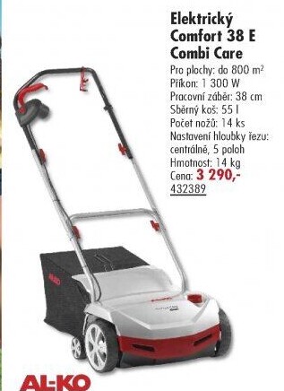 Elektrická travní fréza Al-Ko Comfort 38 E Combi Care