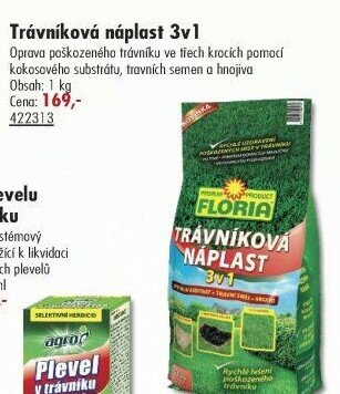 Hnojivo Trávníková náplast Floria