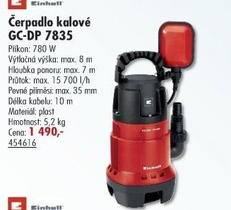 Kalové čerpadlo Einhell GH-DP 7835
