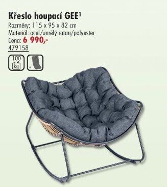 Křeslo houpací Gee