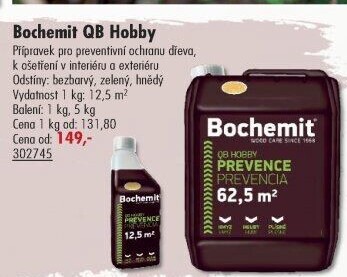 Přípravek na ochranu dřeva QB Hobby Bochemit