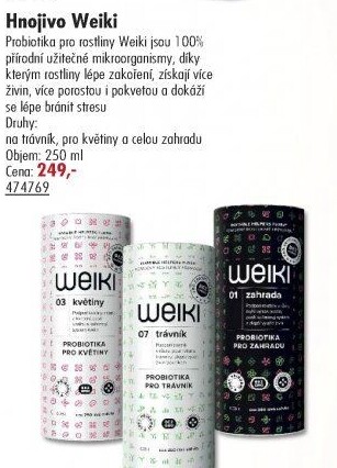 Roztok probiotický pro trávník Weiki