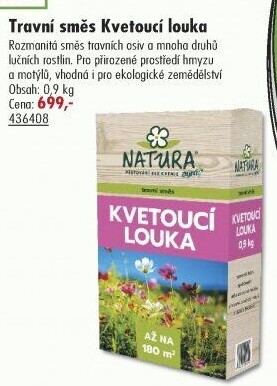 Travní směs Kvetoucí louka Natura Agro