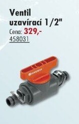 Ventil uzavírací Gardena