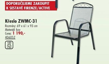 Zahradní křeslo ZWMC xx