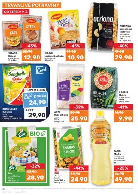 akční leták Kaufland 9.3.2022-15.3.2022