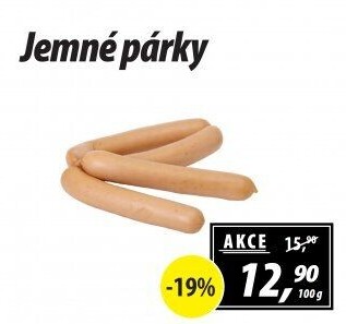 Párky jemné