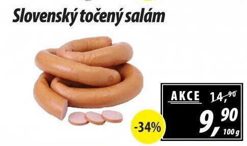 Salám slovenský točený