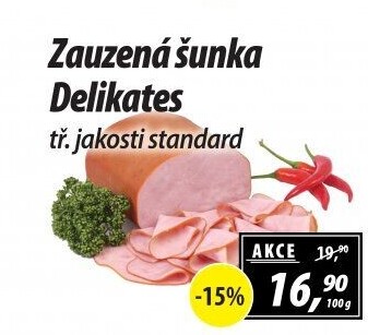 Šunka zauzená delikates standard