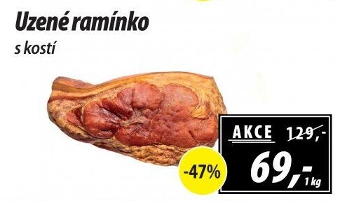 Uzené ramínko s kostí