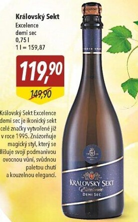 Královský Sekt Demi Sec Excellence