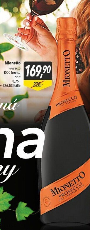 Prosecco brut DOC Treviso Mionetto