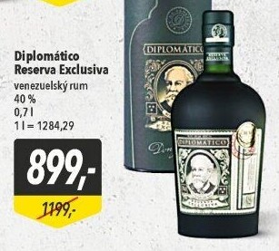 Rum 12 YO Reserva Exclusiva Diplomatico