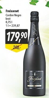 Sekt brut Cordon Negro Freixenet