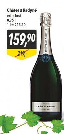 Sekt Extra Brut Chateau Radyně