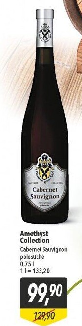 Víno Cabernet Sauvignon Amethyst Collection Vinařství Pánů z Lipé
