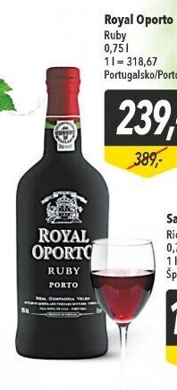 Víno červené Ruby Royal Oporto Real Companhia Velha