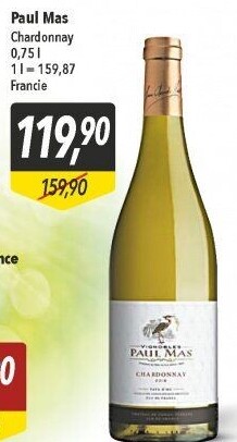 Víno Chardonnay Paul Mas
